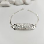 Srebrna narukvica ženska Love 42 NŽ 471850 - Slika 3