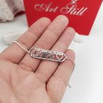 Srebrna narukvica ženska Love 42 NŽ 471850 - Slika 2