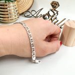 Srebrna narukvica muška 42 NM 672250