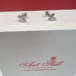 Srebrne minđuše sa cirkonima krst 295 MŽ 094080