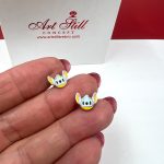 Srebrne dečije minđuše Switch 54  MD 135100