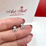 Srebrne minđuše Stitch 293 M 120080