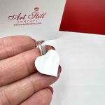 Srebrni privezak srce 58 344300