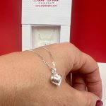 Srebrni lanac srce 2 L 284810