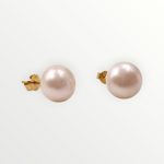 Minđuše hirurški čelik sa prirodnim biserom 220