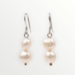 Srebrne minđuše sa prirodnim biserom 54 M 343509