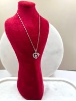 Srebrni lanac sa priveskom srce i delfinom 295 L 332404